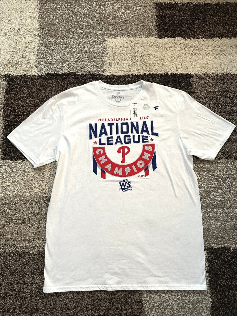 FANATICS (L) Phillies National League Champions 2022 NLCS White MLB Postseason